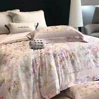 【豆爸专享】MARKCROSS黄金棉新疆长绒棉柔美花卉印花套件-一亩花棠