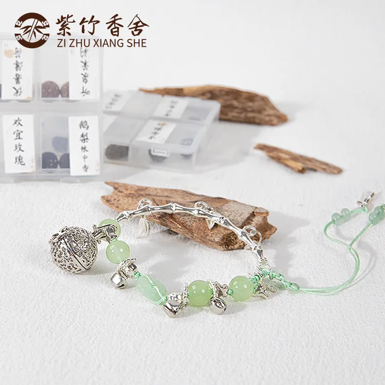 【送香囊（宫铃）手链】6味香丸品鉴装鹅梨帐中香薰合香蜜丸香囊随身