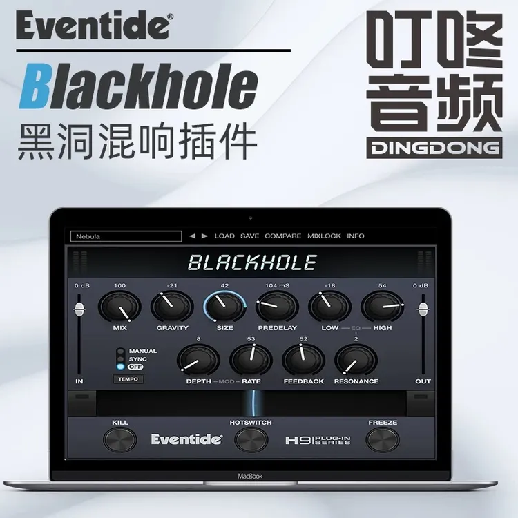 叮咚音频 Eventide Blackhole Native 黑洞混响 正版 插件 后期