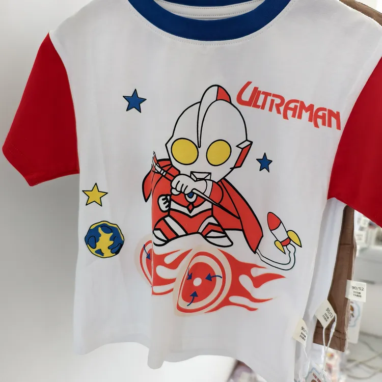 百搭短袖男童圆领常规夏季T恤家居服拼色白色