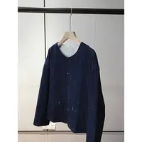 新款韩版简约纯色百搭时尚牛仔外套BQ65539