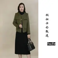 DJ617秋冬季气质百搭大衣外套女
