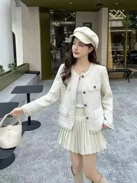 【苏苏精选】2536新款高级感2025小香风显瘦轻奢外套