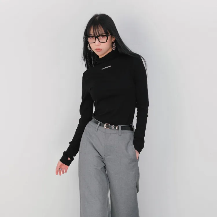 【ZIS专属】XYW设计师品牌多色长袖休闲百搭圆领秋冬春秋修身新款T恤