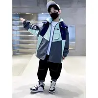 【米果妈】儿童2025冬季新款拼色加绒加厚棉服B4826