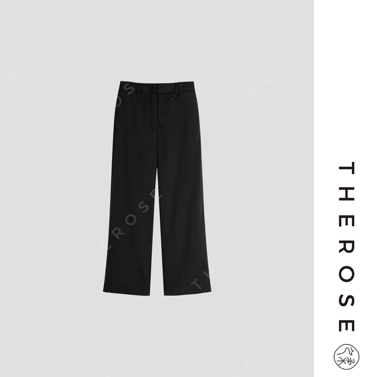 之柔【热能裤】时尚轻量高密哑光棉裤秋冬休闲舒适保暖女士直筒西裤