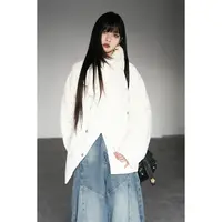 呆毛【暖冬巡游】秋冬新品休闲通勤风保暖宽松立领羽绒服DMJ4831