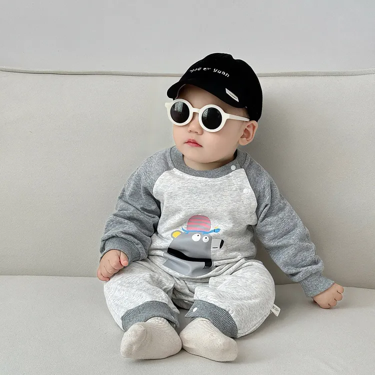 男女宝宝连体衣春季新生婴儿儿衣服春装超萌小童纯棉长袖爬服哈衣