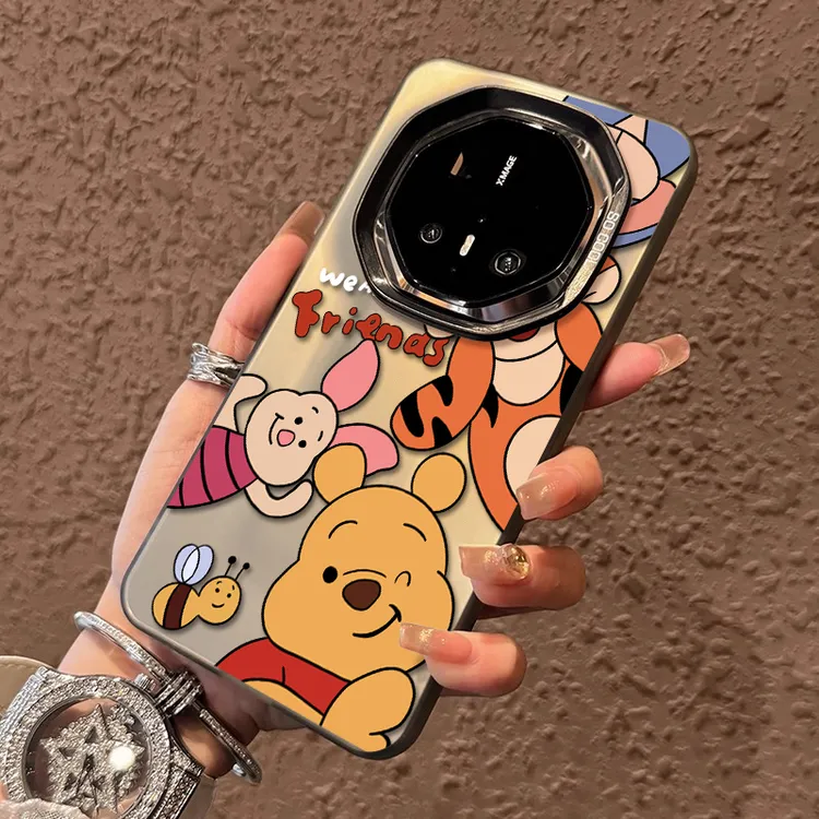 适用华为mate70rs非凡大师手机壳维尼熊mate60pro保时捷60rs卡通