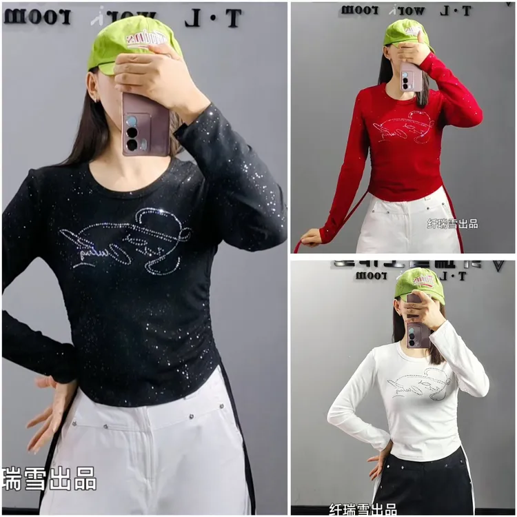 纤瑞雪【539款洒银长袖】修身弹力260克重莫代尔棉柔软舒适