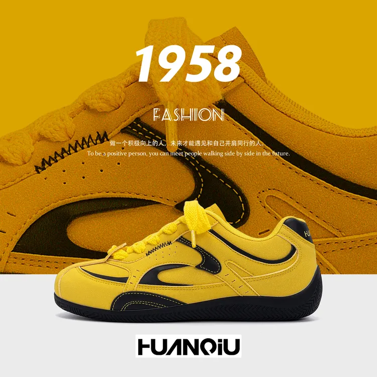 环球复古增高赛车鞋男款2025秋季新款小众百搭男鞋潮流休闲德训鞋