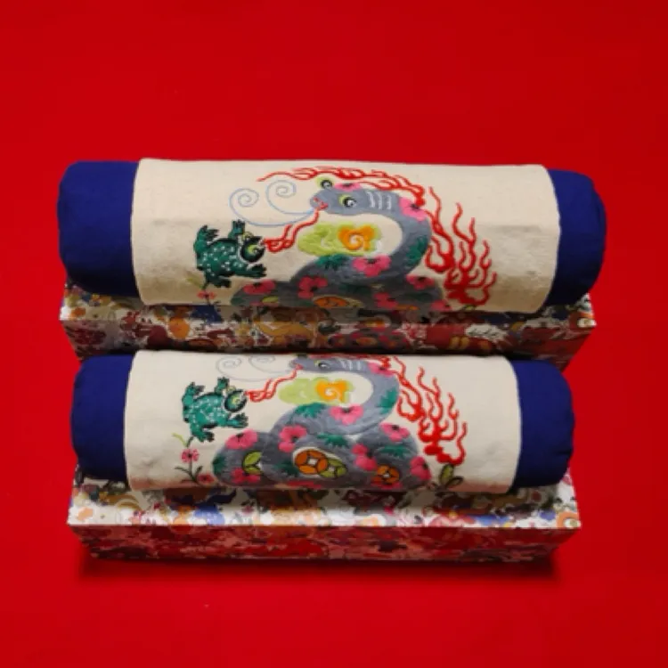 平水绣•颈椎枕（十二生肖图案，购买需备注生肖，茉莉花茶香味）