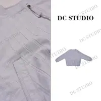 DC STUDIO【南国之诗】2025春夏新款时尚宽松百搭气质重工圆领外套