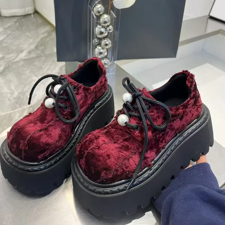 厚底乐福鞋超洋气108-1