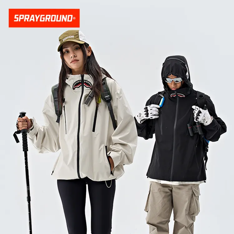 SPRAYGROUND 鲨鱼嘴防风夹克户外宽松运动春秋GC WE031109