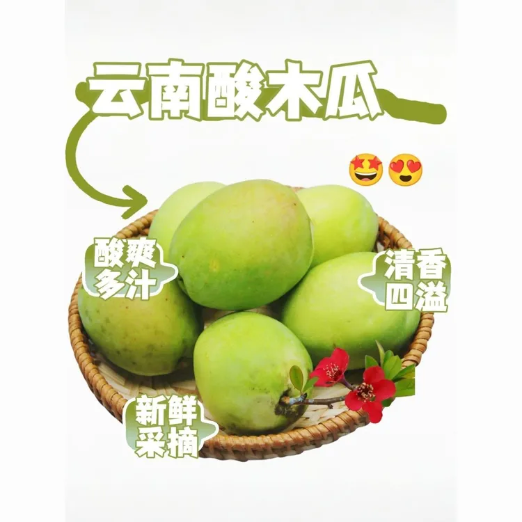 云南酸木瓜新鲜当季水果炖鸡炖猪脚泡酒佳品送辣椒盐