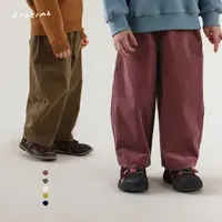 【幼儿园百搭】休闲灯芯绒直筒休闲裤