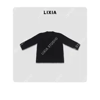 LIXIA【温柔风开衫】时尚休闲慵懒感设计款100羊毛加厚毛衣-D9837