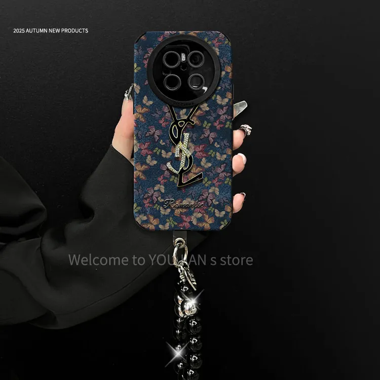 汇客凡品【华为Mate70/70Pro】潮牌网红复古蝴蝶防摔手机壳女款