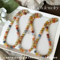 韦xue同款色蓝晶石金丝玉（含色带）项链 TJ177 多样性发一颜色微差