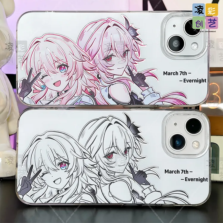 凌彩创艺手机壳适用苹果17华为小米崩铁三月七长夜月大孔冰川壳