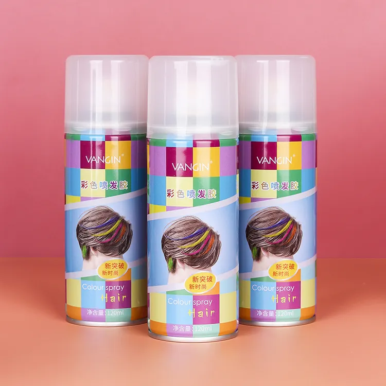 一次性头发发胶喷雾可洗黑色剂临时盖白发美发造型用品
