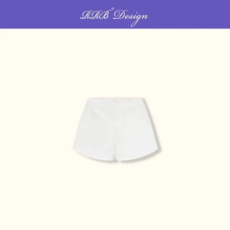 RRB Design「随时假日」宽松显瘦纯色短裤简约百搭阔腿裤休闲裤