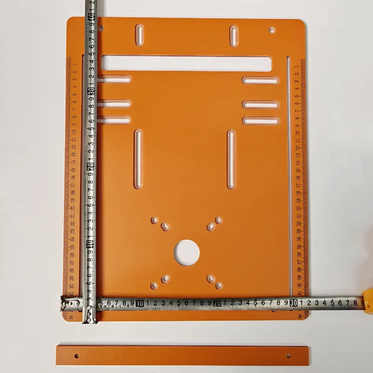 切割机底板免打孔安装可调节靠尺激光刻度适用于4寸5寸6寸7寸