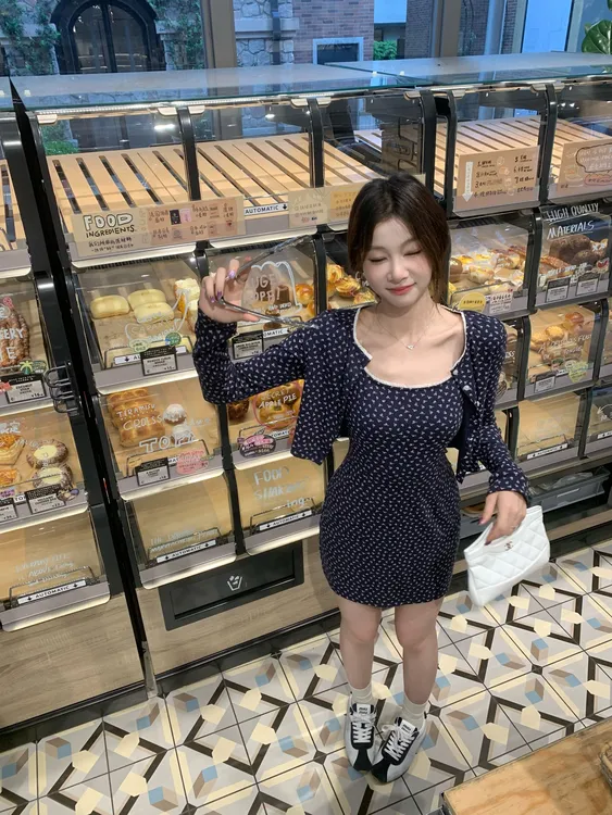 EIA一尧【bm少女】韩系纯欲显瘦开衫+吊带连衣裙气质ins风短款套装