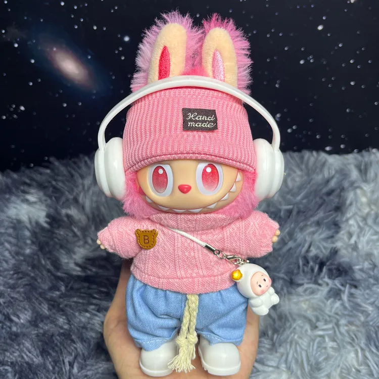 【仅娃衣】Labubu娃衣一二三代爱忠诚欢乐荔枝莓莓红色拉布布衣服