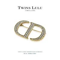 铜合金胸针 优雅精致时尚百搭简约小众轻奢个性胸针TSF8141