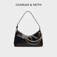 CHARLES & KEITHRainbow柔软hobo链条单肩斜跨包女40782472