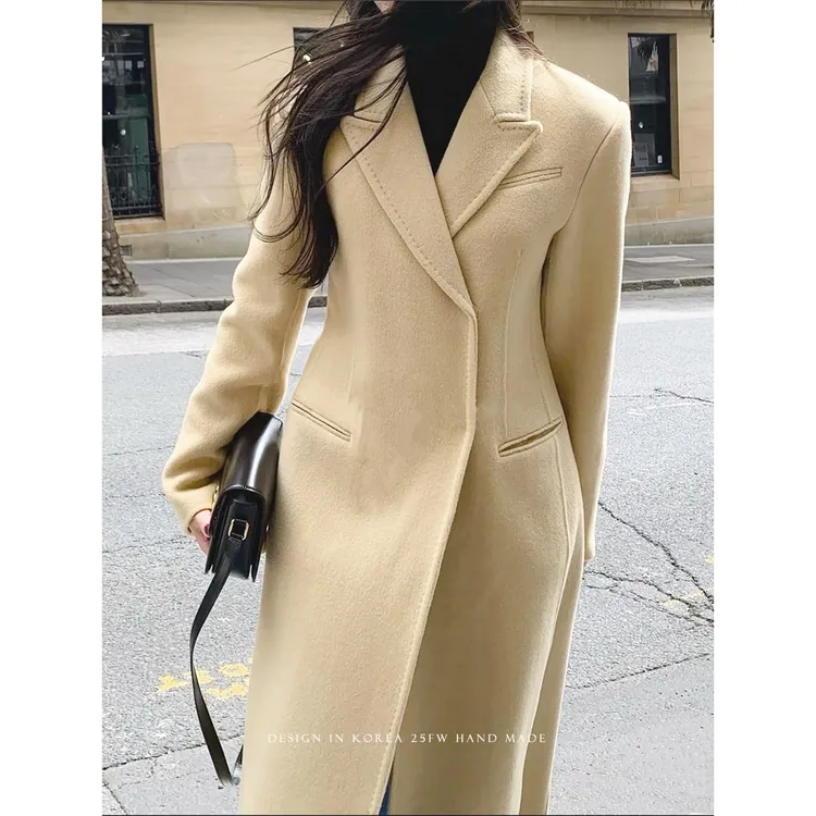 【查理专属】长款双面呢羊绒大衣秋冬高级感