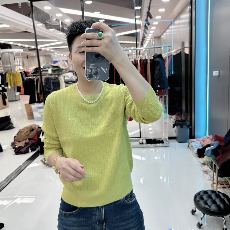 双11好价超好穿圆领10色亲肤毛衫8353品