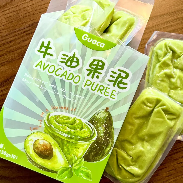 哈斯冷冻牛油果果泥，配料表只有牛油果50克一袋商品图