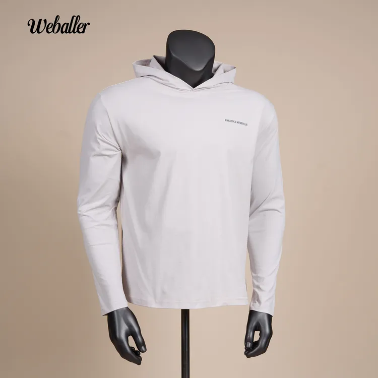 【WEBALLER】秋季速干连帽卫衣薄款宽松日常运动美式长袖