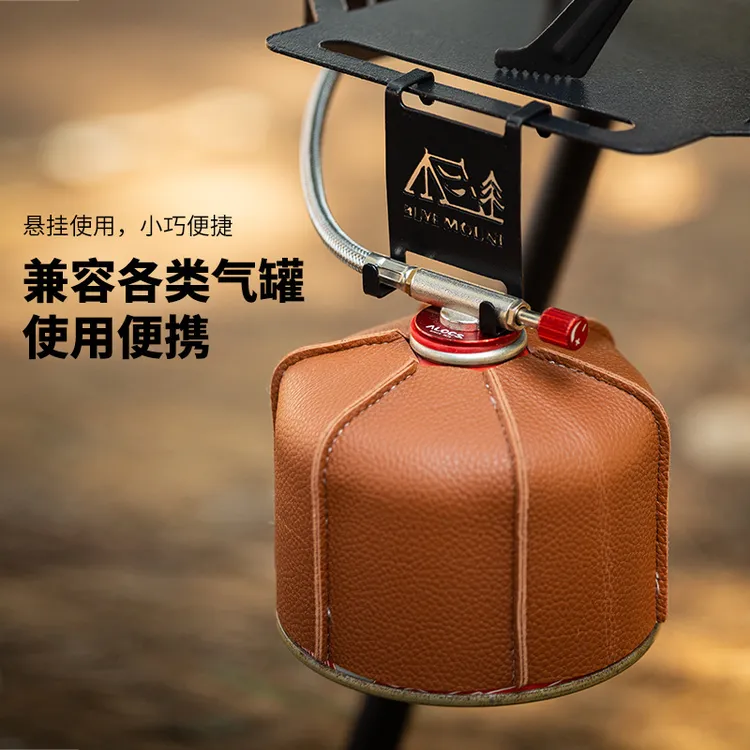 户外炉头气罐挂钩便携桌边收纳挂钩野营气罐卡扣桌露营挂件