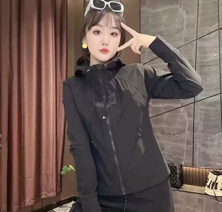 欧货连帽休闲薄款短外套百搭防风时尚