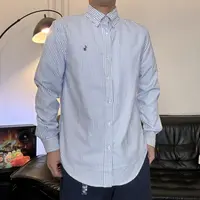 英伦复古刺绣单排扣正装对襟上衣衬衫宽松格纹撞色防晒衬衣CY001 