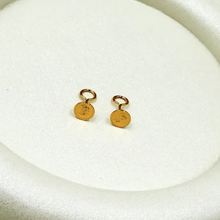 铜合金耳饰 altun pason tanga erding 耳钉 