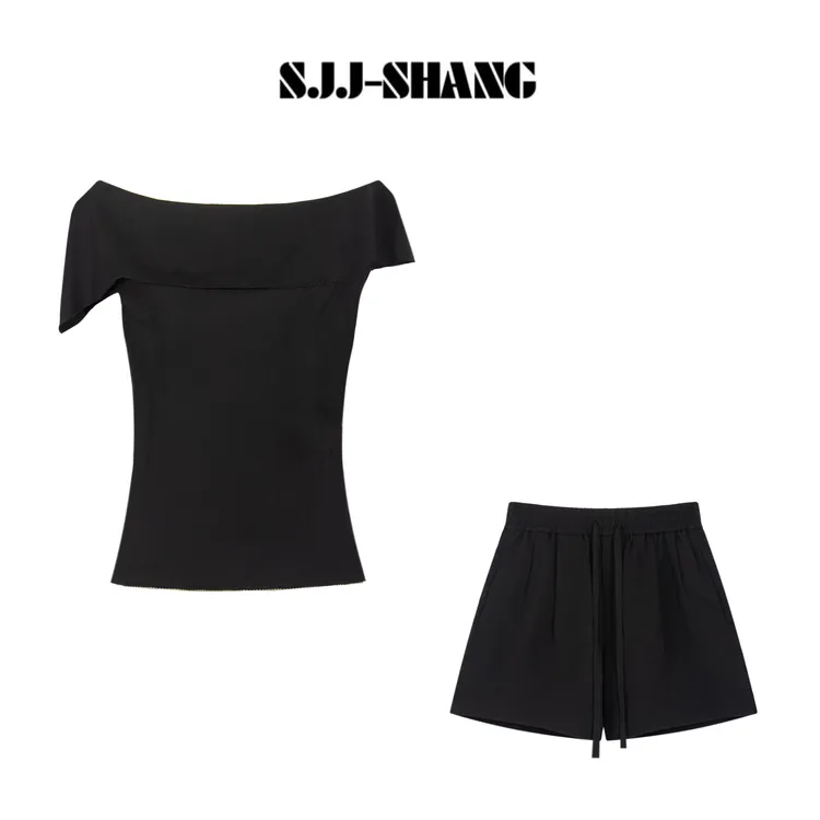 SJJ-SHANG【雅奢套装】25ss新款亚麻舒适时尚设计感套装q134906p
