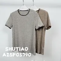 【SHUTIAO】2025夏季:新款小众设计款T恤A25F03790