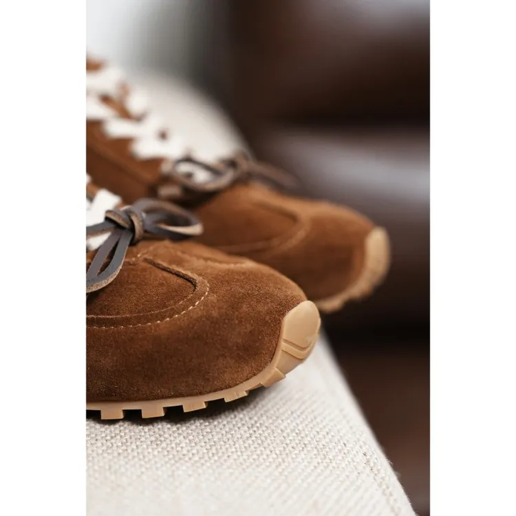 BAYBERYL老贝阿甘双鞋带德迅复古平底休闲鞋 DD5I0302-10/7