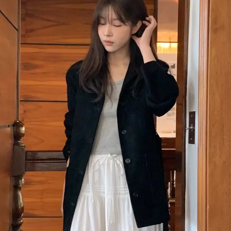 ver 折山羊咩咩皮  手工外套