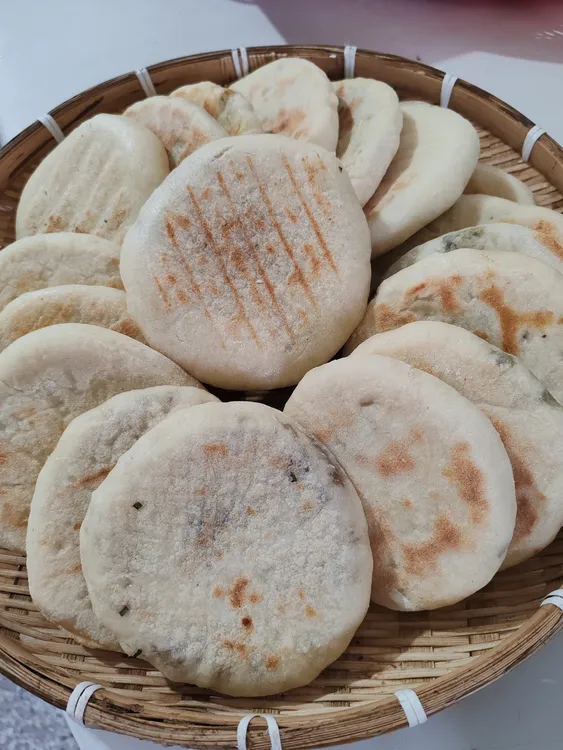 安徽省六安市霍邱县糖轱辘馍，芝麻馍家乡的味道