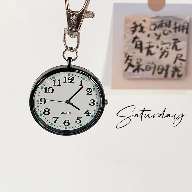 随身携带小表考试专用学霸中考高考指针公务员男女同款石英表怀表