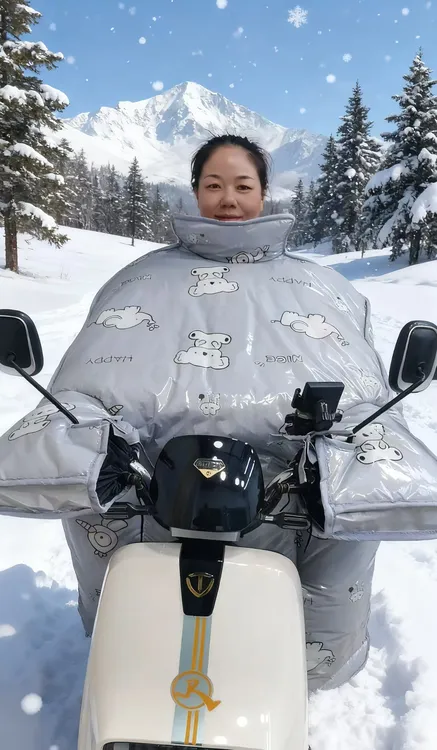 MJ{达人补贴}钢化膜防雨防冻加护肩加护脖电动车保暖防护骑行装备