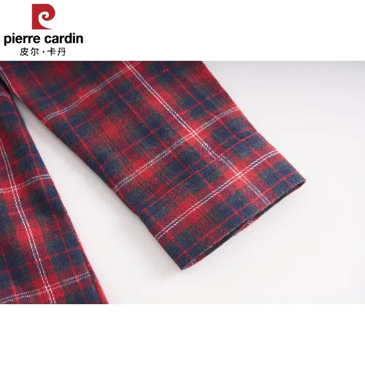 皮尔卡丹2025欧美风宽松短袖领男装秋新款高端帅气潮流商务免熨百