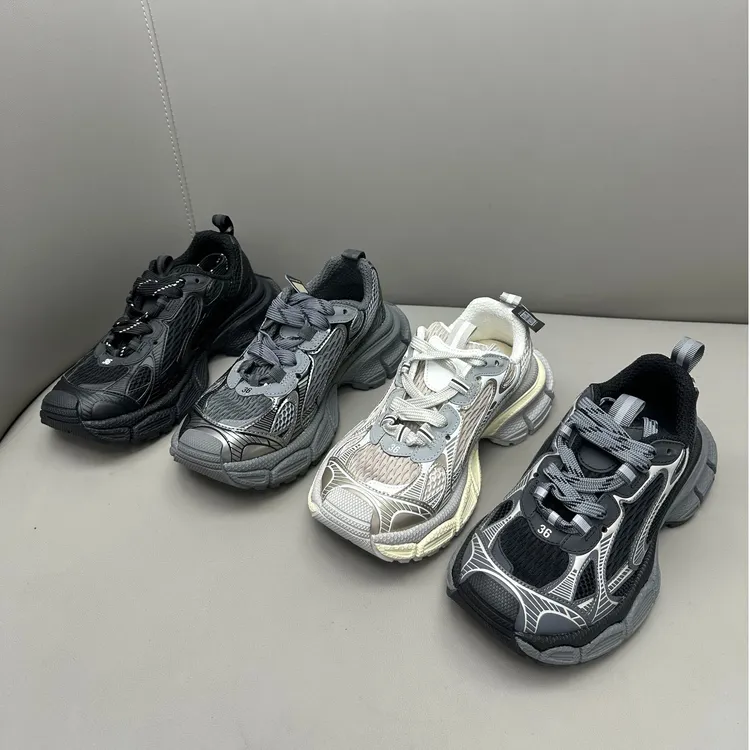 诗歌兰女鞋2025早秋新款百搭真皮厚底增高老爹鞋时尚透气运动鞋潮