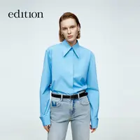 【高圆圆同款】edition精英衣橱系列棉弹衬衫#EBD4SHTK01